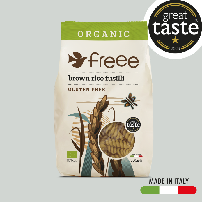 Organic Gluten free Brown Rice Fusilli