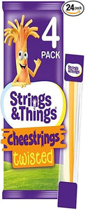 Strings & Things Cheestrings Twisted, 4 x 20g