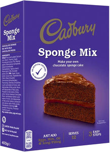 Cadbury chocolate sponge cake mix 400g