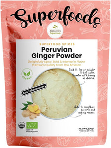 Organic Raw Golden Ginger Powder  100g