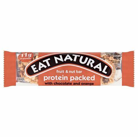 Eat Natural Protein Peanuts, Orange & Dark Chocolate Bar 45g