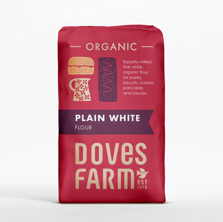 Doves Farm Organic Plain White Flour 1kg