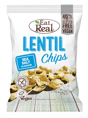 Sea Salt Lentil Chips 40g